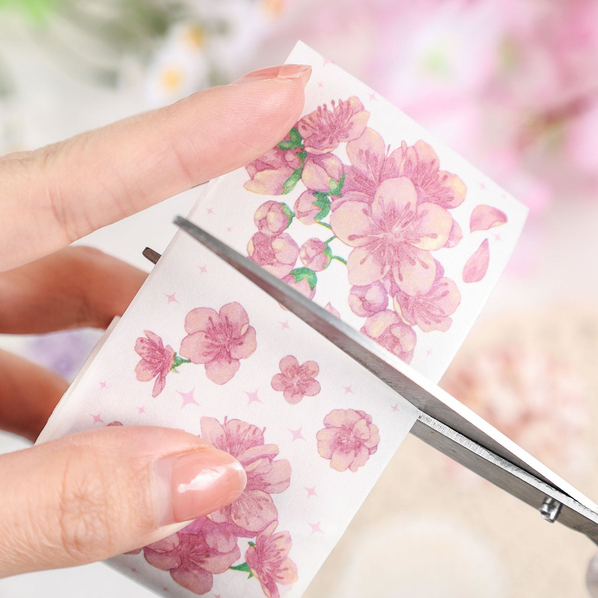 Notebook Tape – Lace Landscape Stickers, DIY Decoration, 2m - ViktaShop