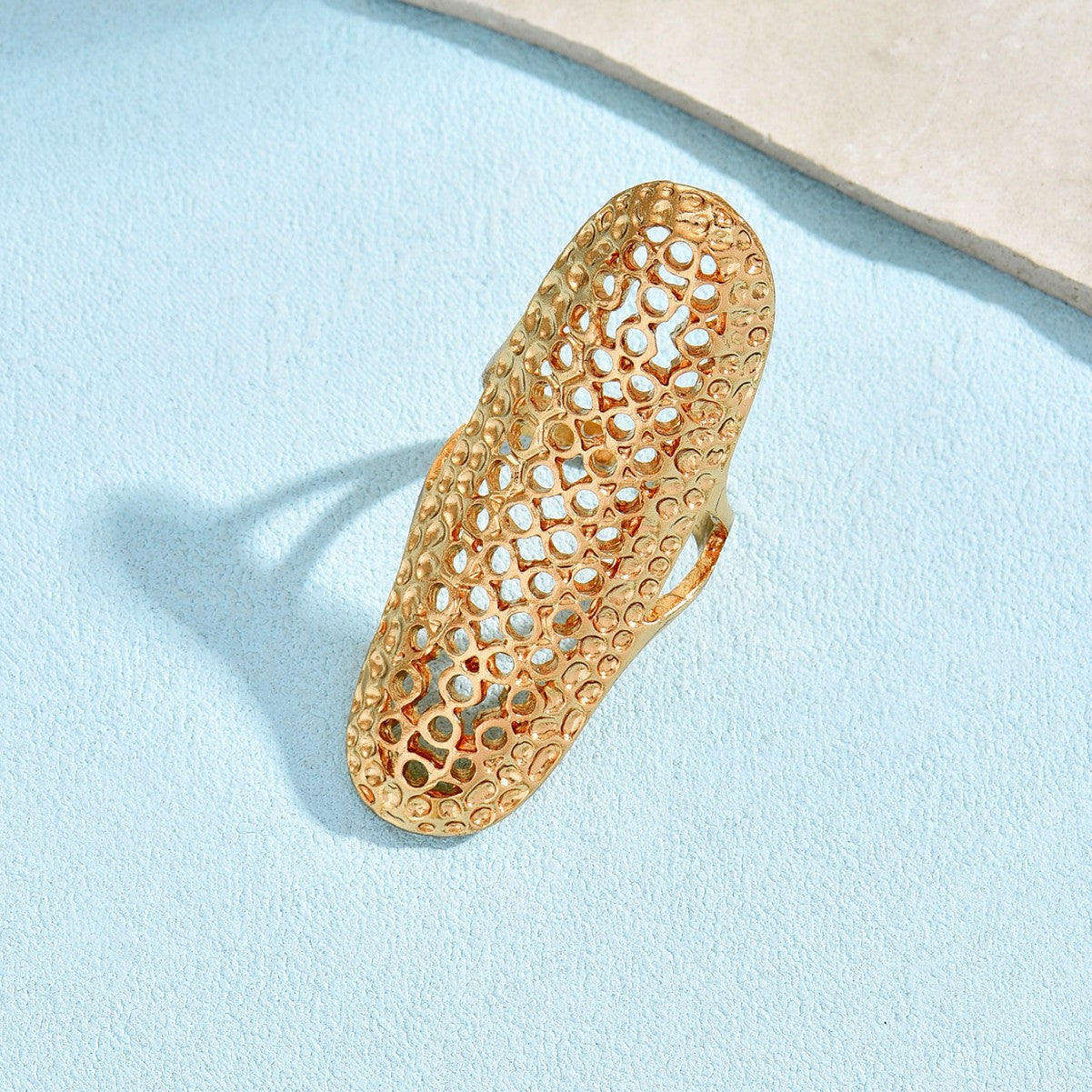 Übertriebener Diablo Gothic Street Hippie Minimalistischer Hohlring