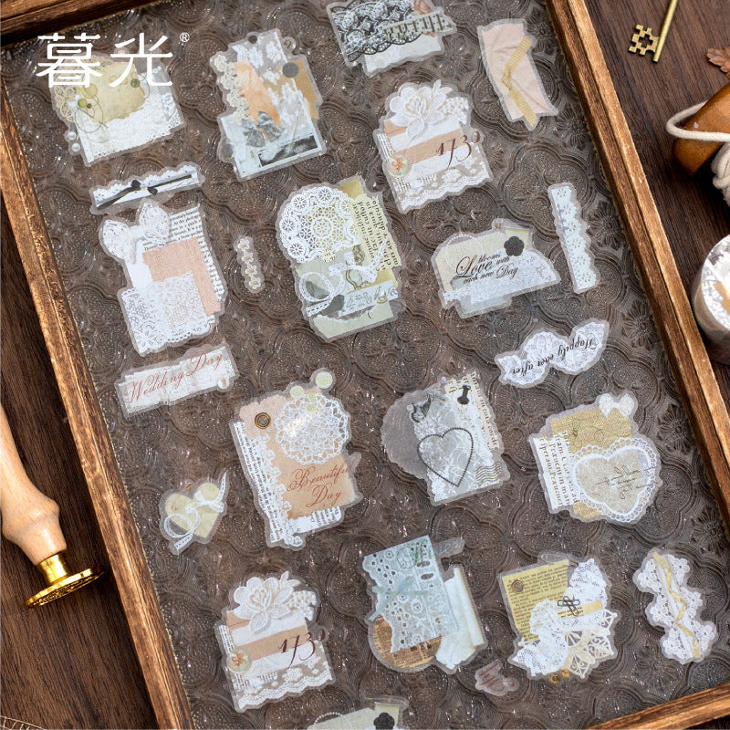 Twilight Gentleness Series Matte PET Die-Cut Tape, 2m - ViktaShop