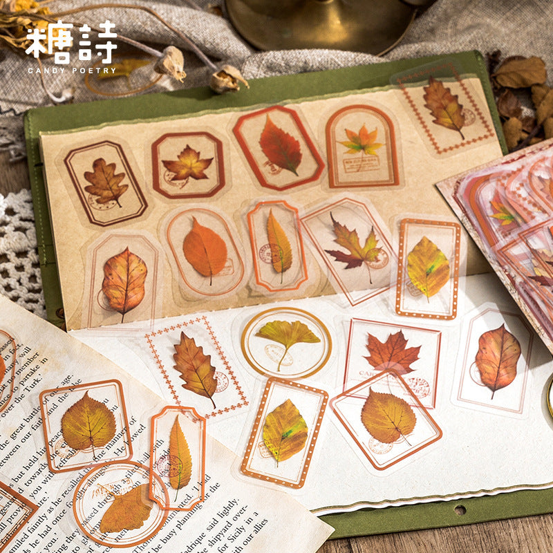 Fog Flower Series, PET Sticker Pack, Plant Theme, 30 Pcs - ViktaShop