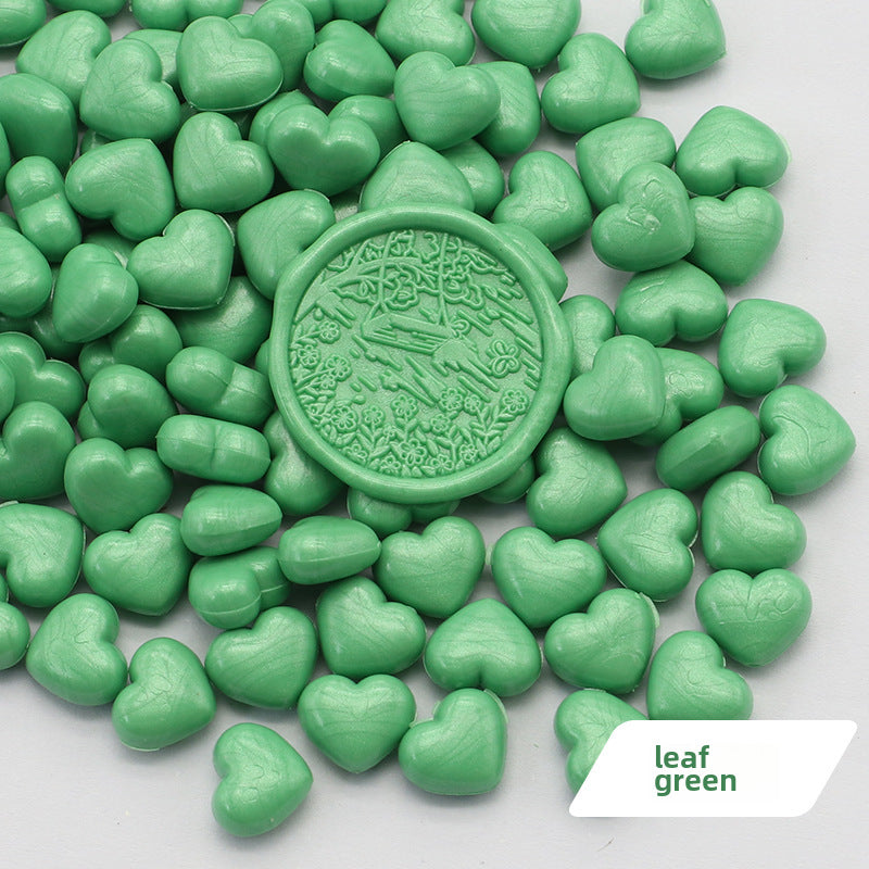 Colorful Heart-Shaped Fire Paint Wax Grain - ViktaShop