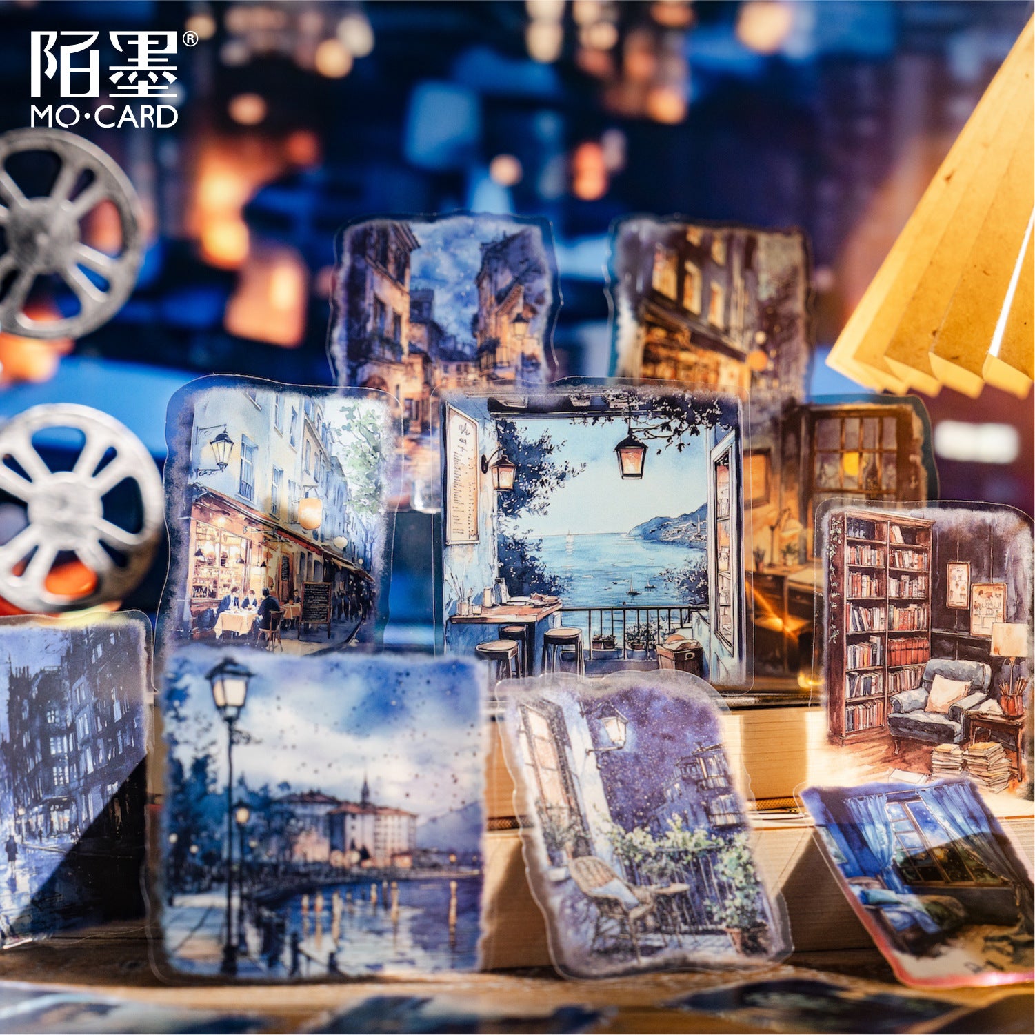 Street Stroll PET Landscaping Stickers, 15 Pcs - ViktaShop