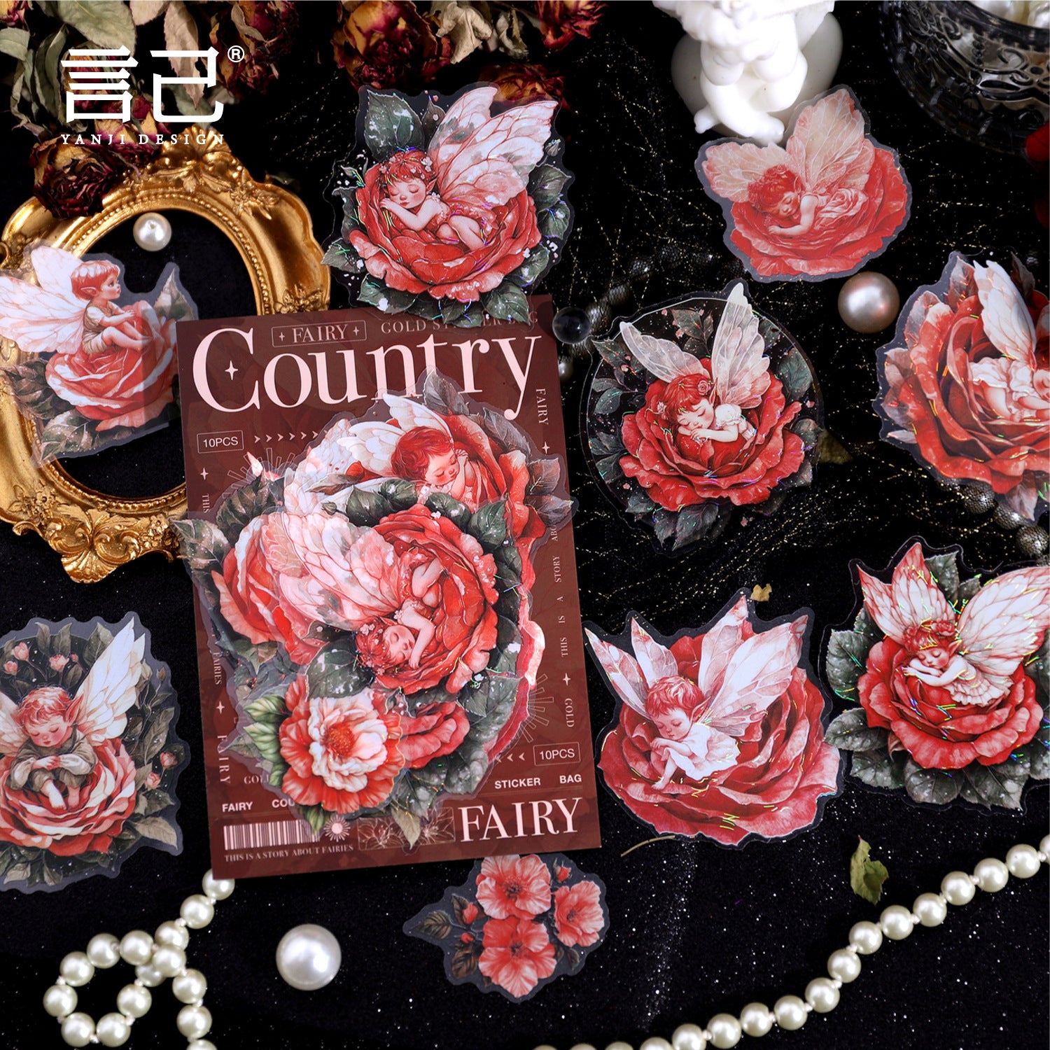 Elf Kingdom Series PET Stickers - 10 Pcs - ViktaShop