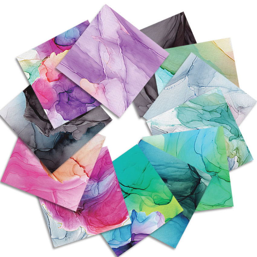 Colorful Days Pattern Background Paper – 24 Sheets - ViktaShop