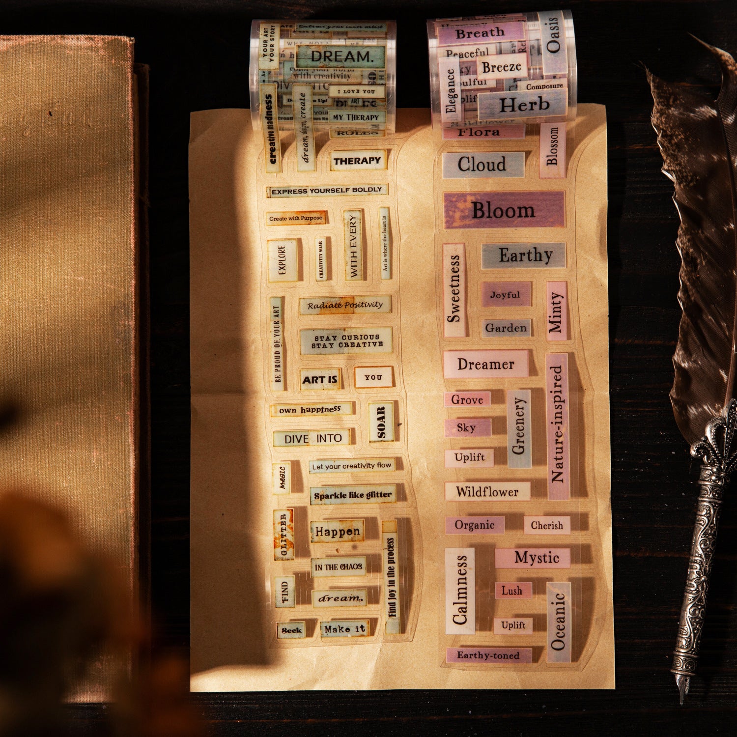 Word Fun – PET Tape, English Text Series, 2m - ViktaShop