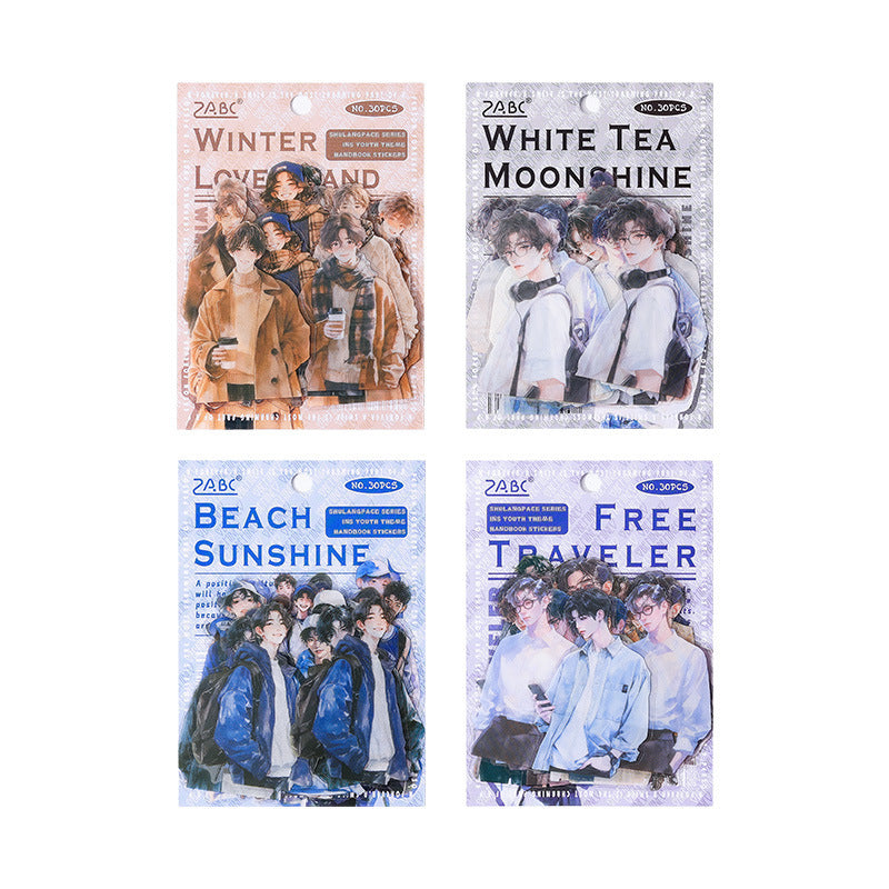 PET Stickers – Transparent Character Sticker Pack - ViktaShop