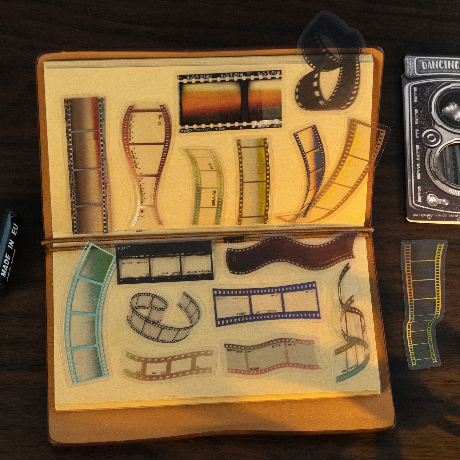 Dancing Film Strip Tape – Film Theme Decorative Sticker, 6 Options - ViktaShop