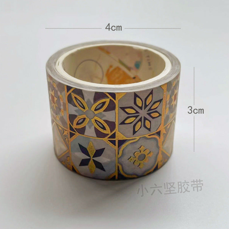 Gilded Paper Tape – Retro Chinese Style DIY Journal Tape, 7 Options - ViktaShop