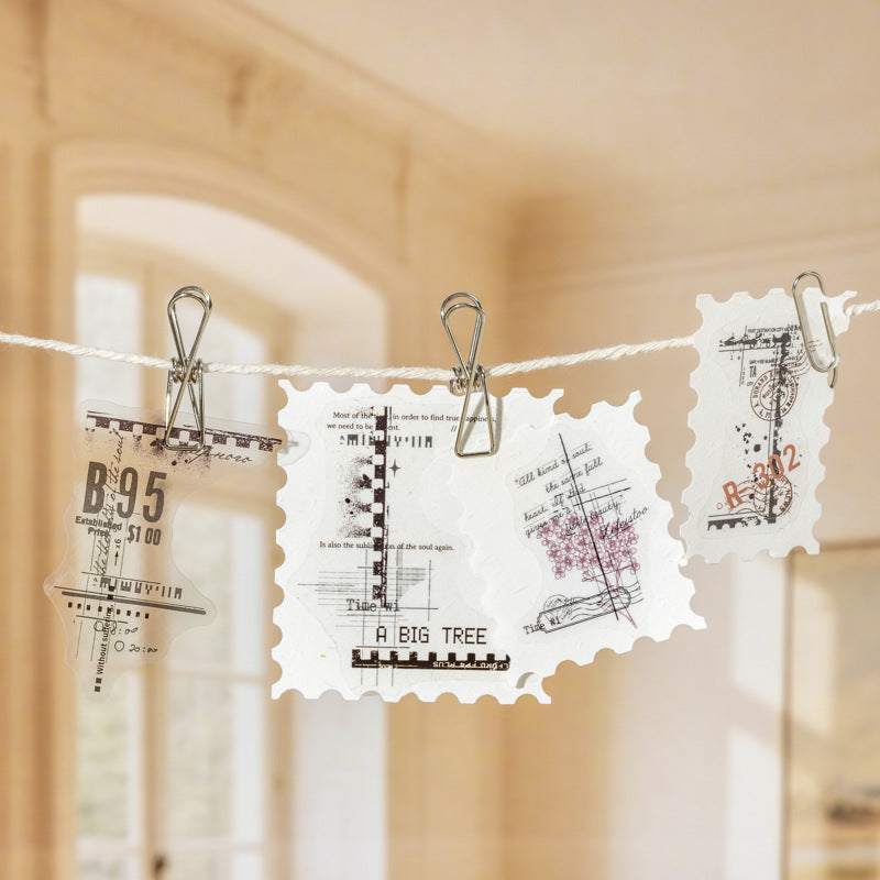 PET Sticker Bag, Collage Side Language Series, 6 Options - ViktaShop