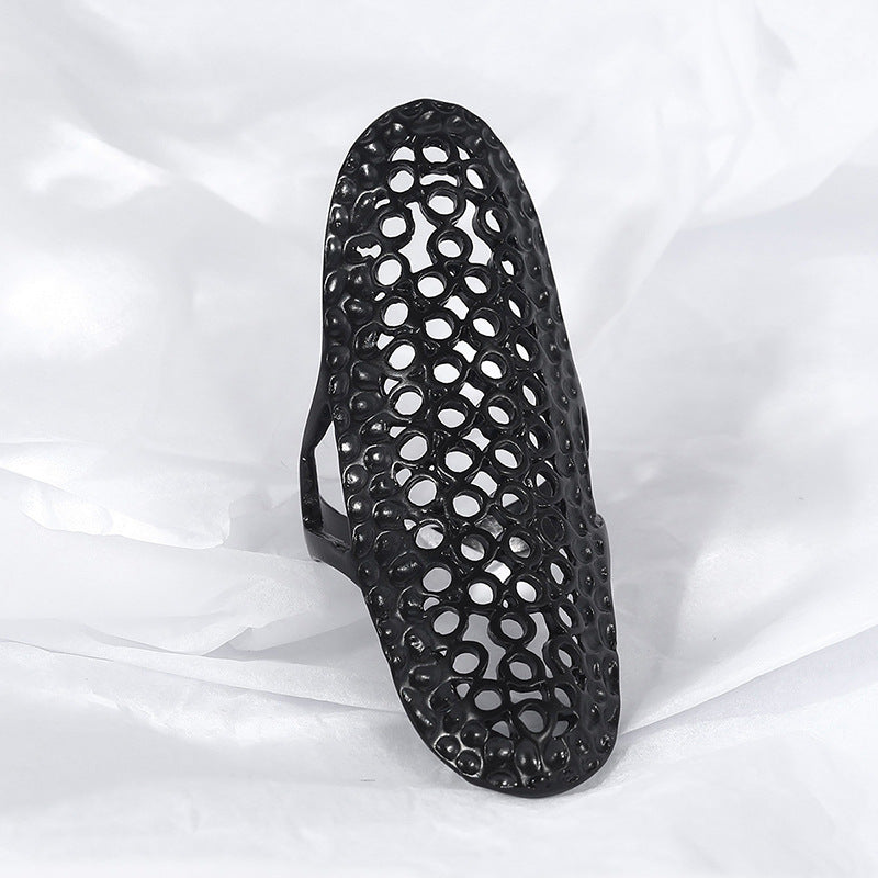 Übertriebener Diablo Gothic Street Hippie Minimalistischer Hohlring