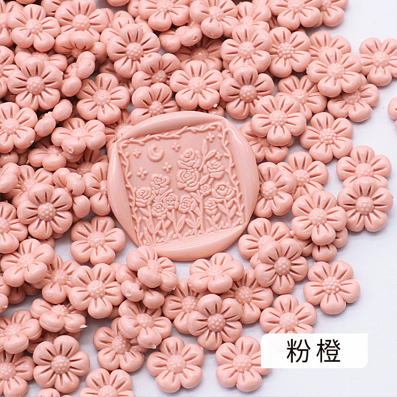 Flower-Shaped Fire Paint Wax Grain Seal - ViktaShop