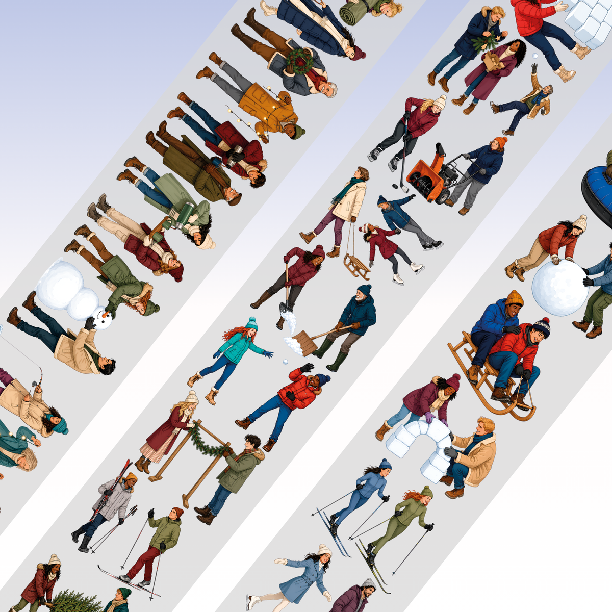 The Ripley Journals Winter Characters PET Tape 6cm x 1,25m