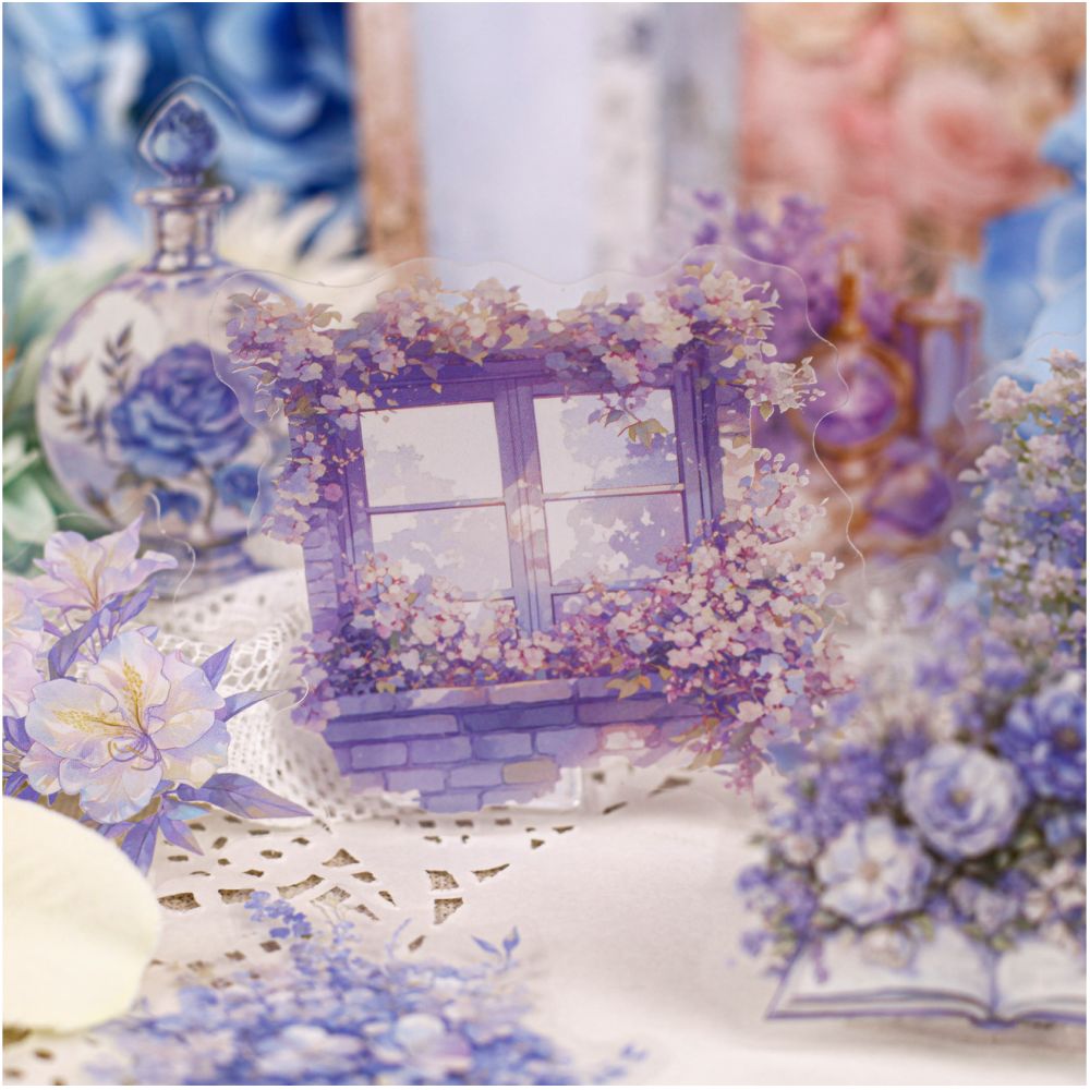 Dream Series Retro Floral Paper and Stickers Pack 40 sheets 6 Designs - ViktaShop