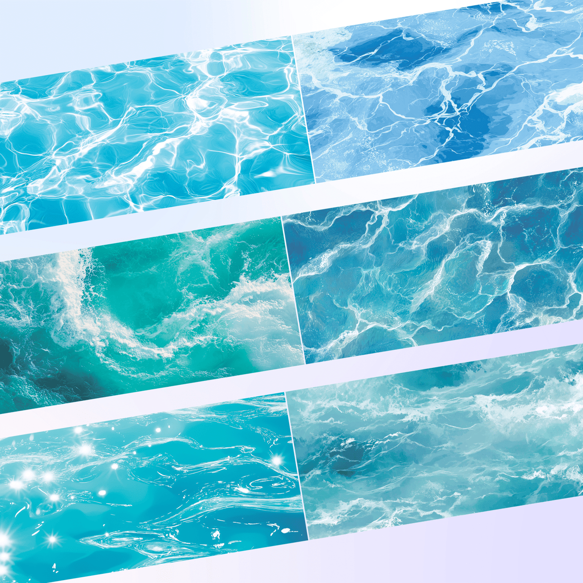 Queens Art Water PET tape 9cm x 1,25m - ViktaShop
