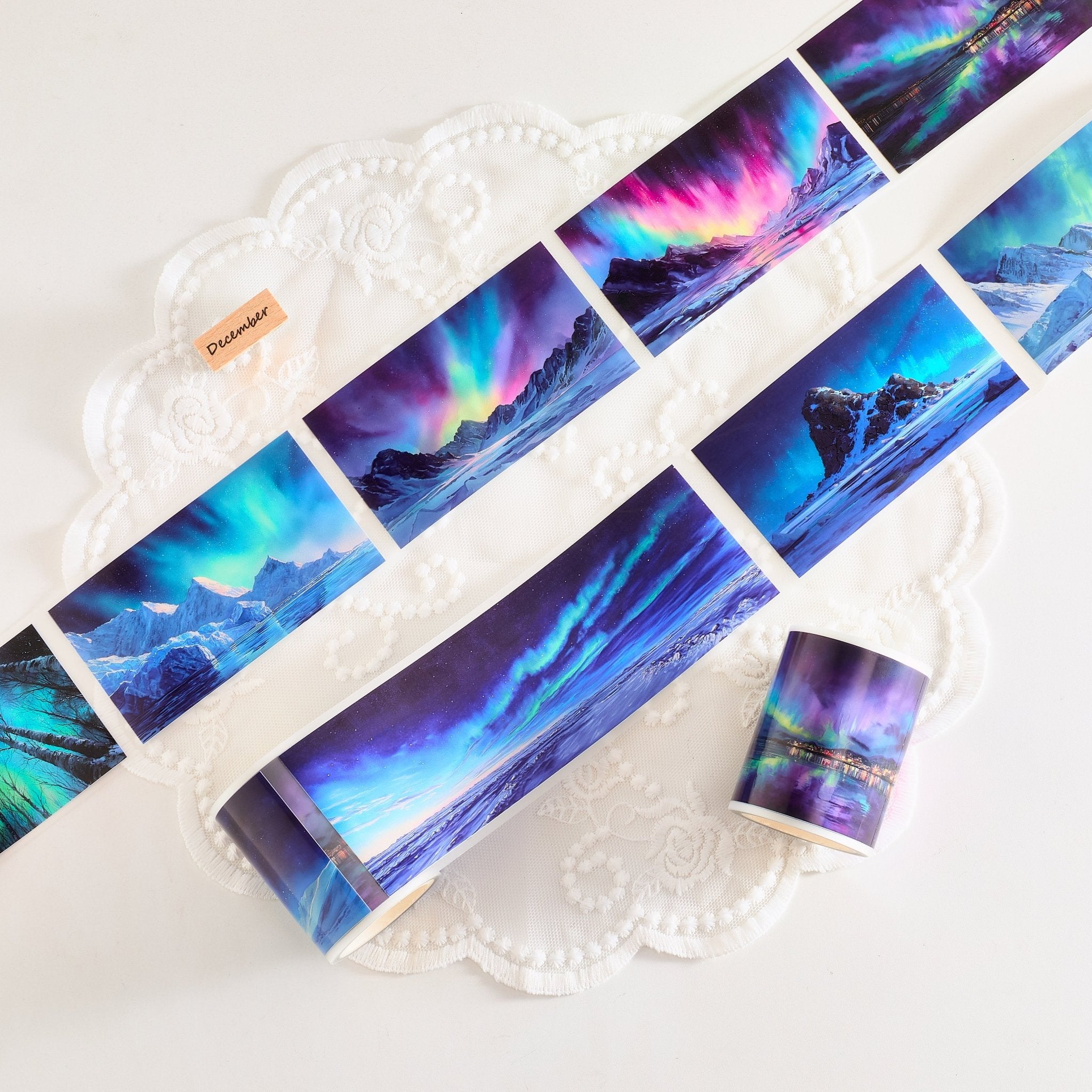 Shiimmer Ever Night Aurora PET Tape 6cm x 1m - ViktaShop