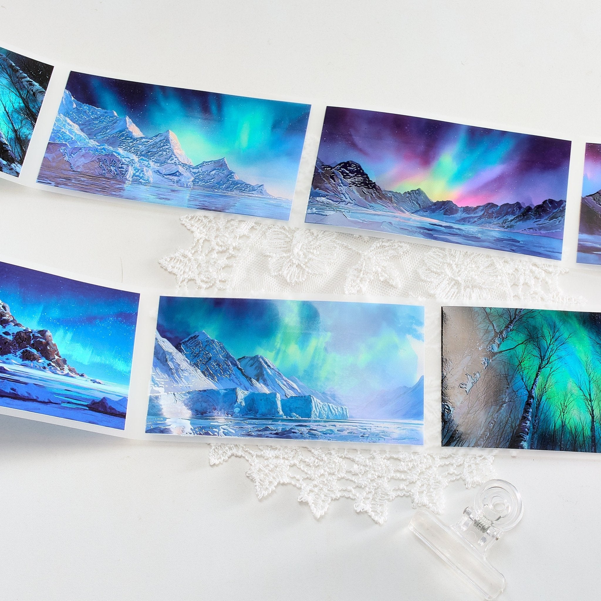 Shiimmer Ever Night Aurora PET Tape 6cm x 1m - ViktaShop