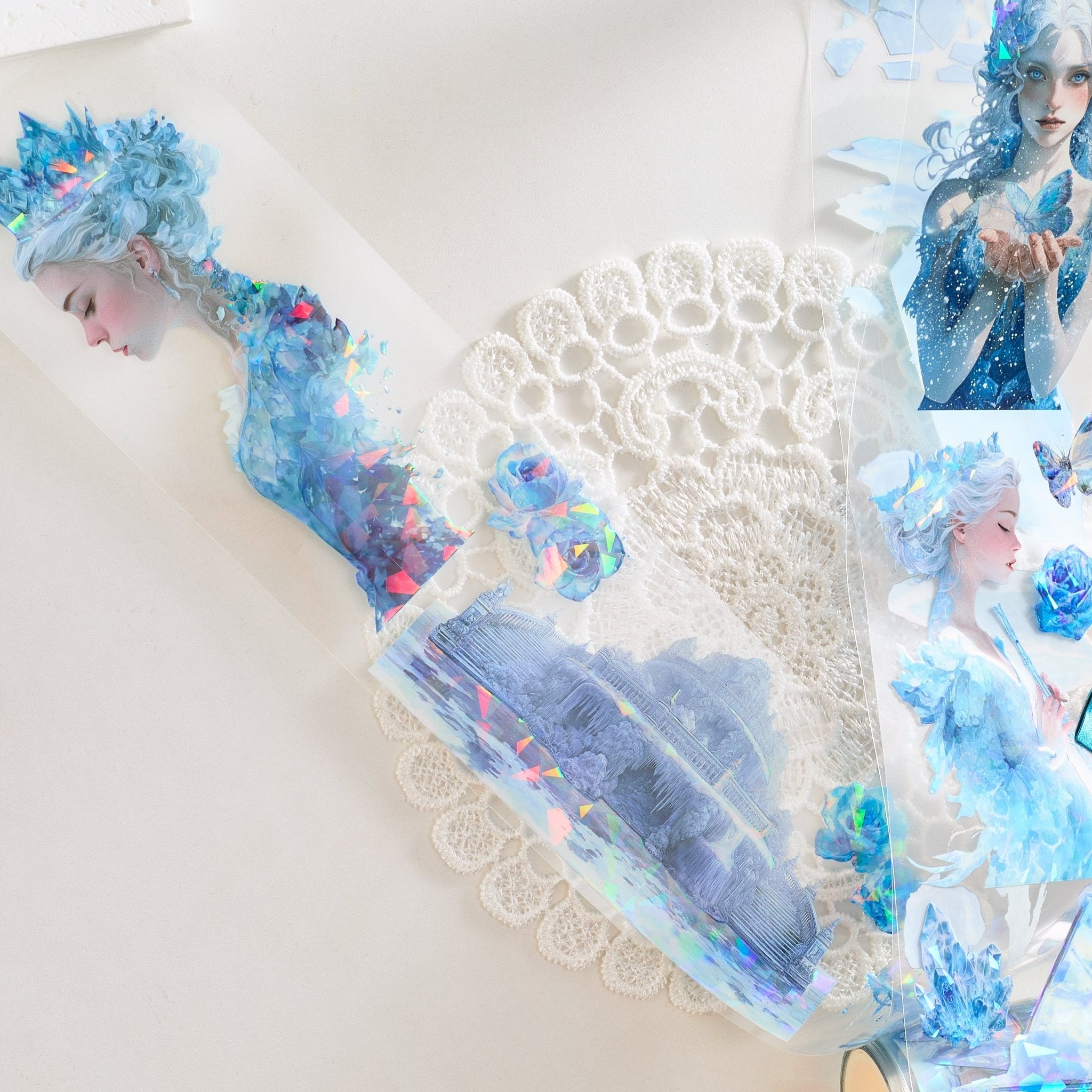 Shiimmer Frozen Souls PET Tape 6cm x 1m - ViktaShop