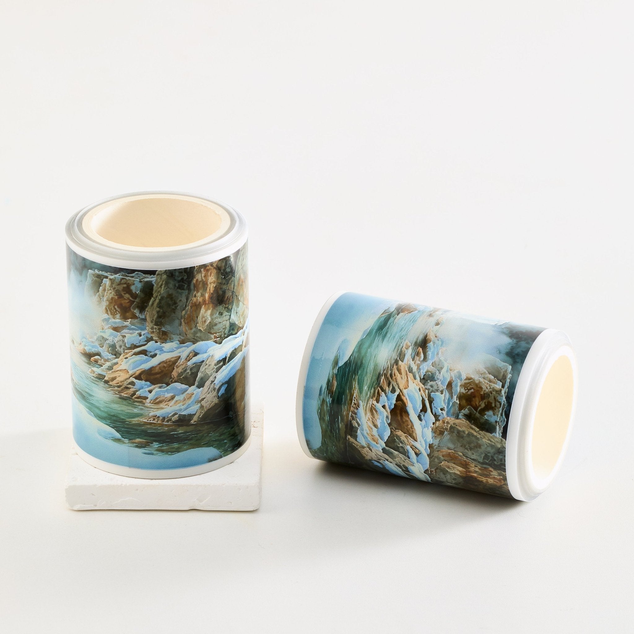 Shiimmer Hot Spring Scenes PET Tape 6cm x 1m - ViktaShop