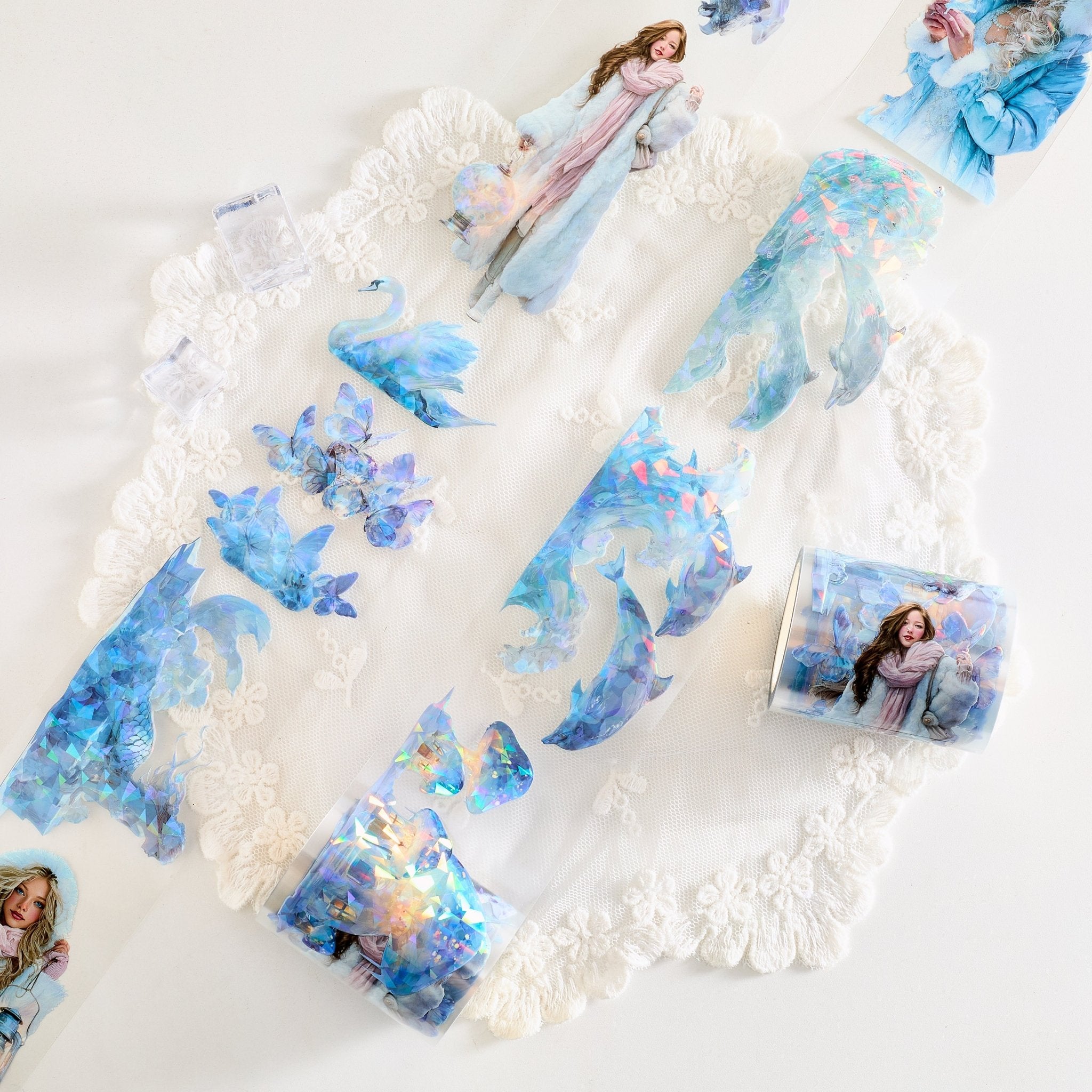 Shiimmer Ice Sculpture Gallery PET Tape Vol.2 6cm x 1m - ViktaShop