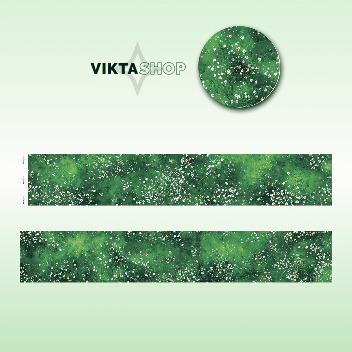 Viktashop grass PET Tape 7cm x 125cm - ViktaShop
