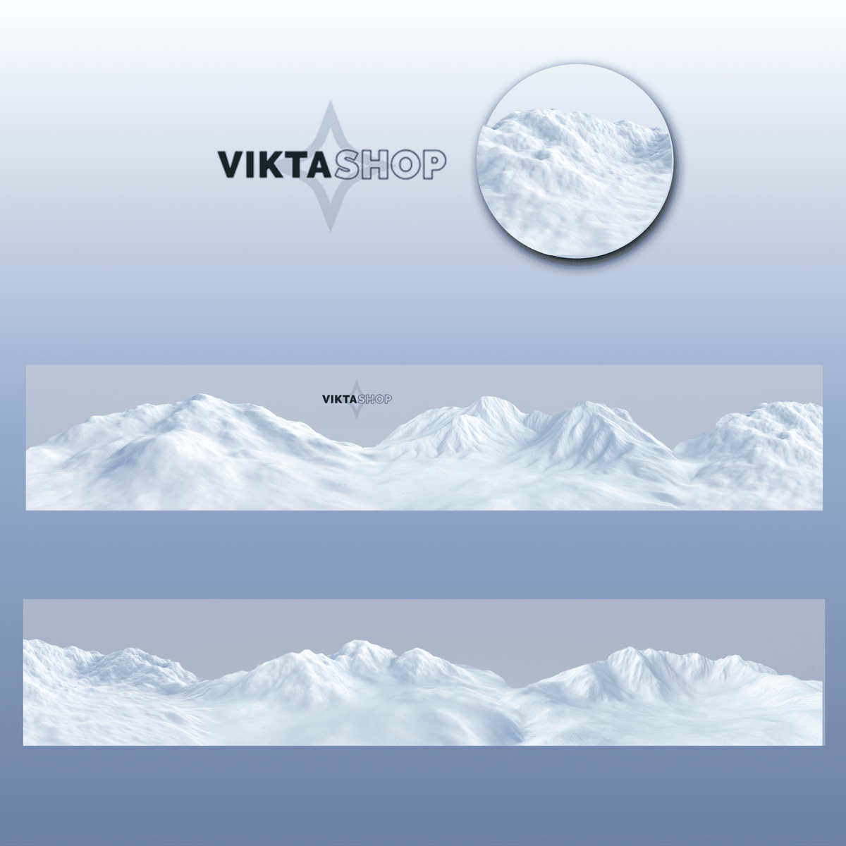 Viktashop Snow PET Tape 9cm x 1m - ViktaShop