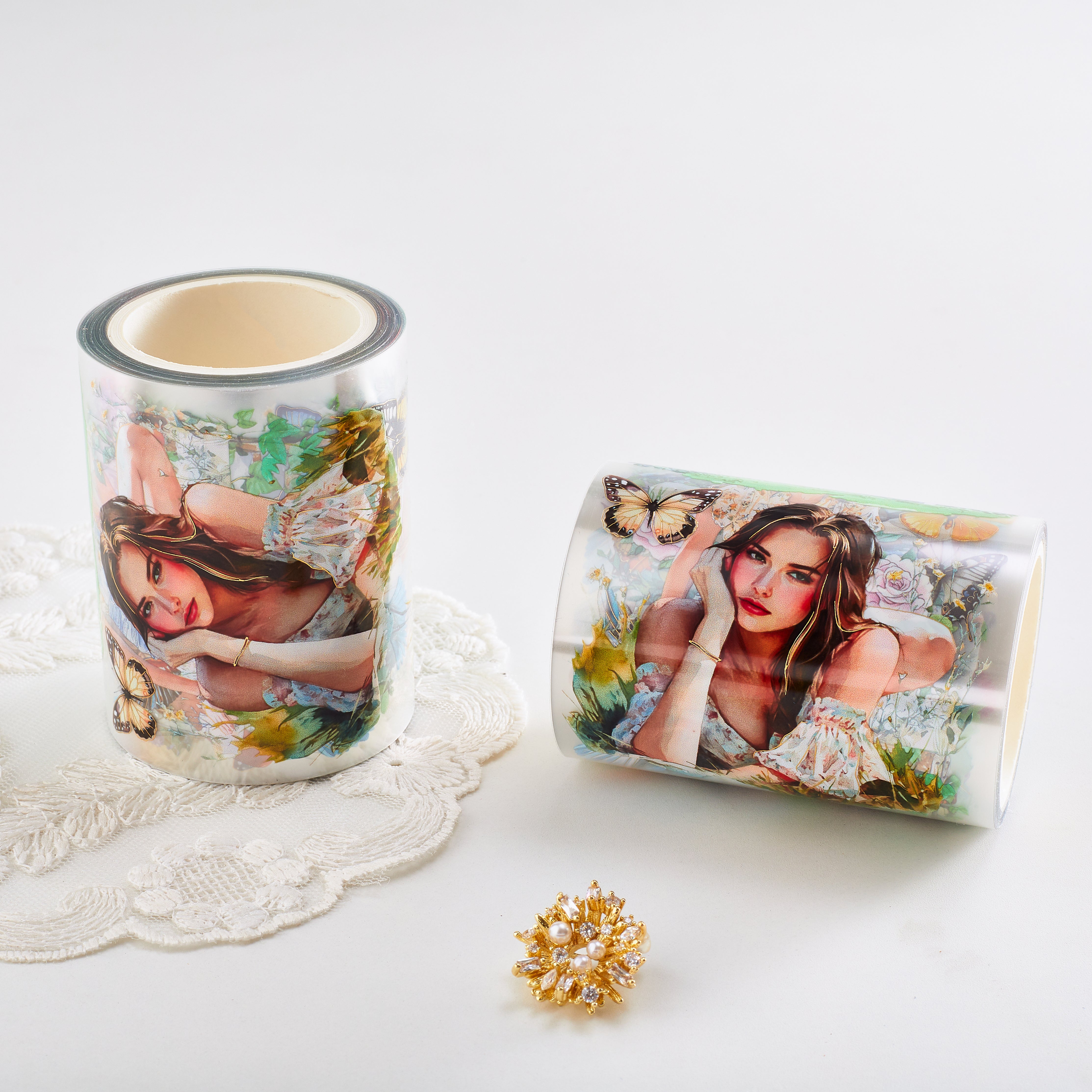 Shiimmer Spring Suburb PET Tape 6cm x 5m