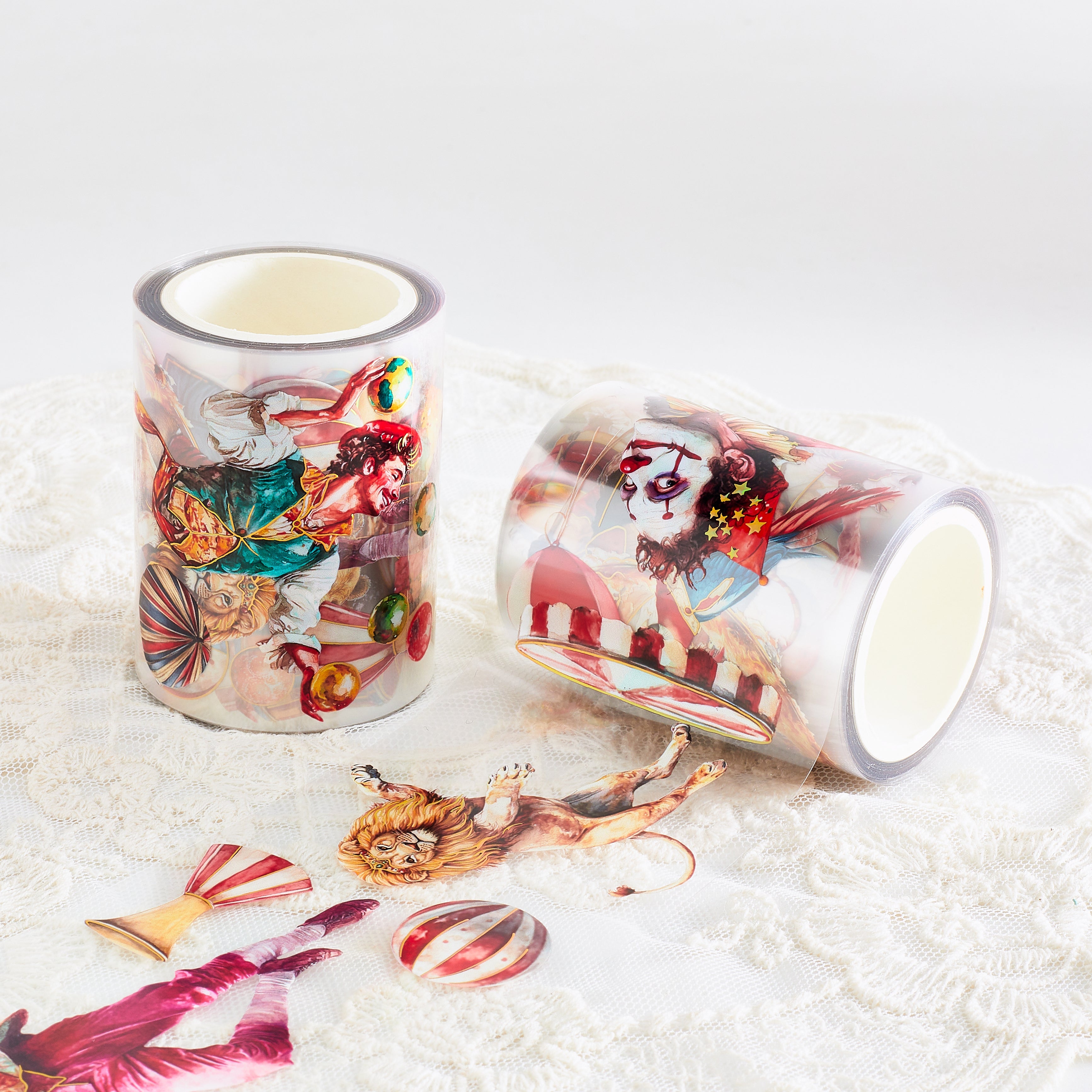 Shiimmer Acrobat & Animals PET Tape 6cm x 1m