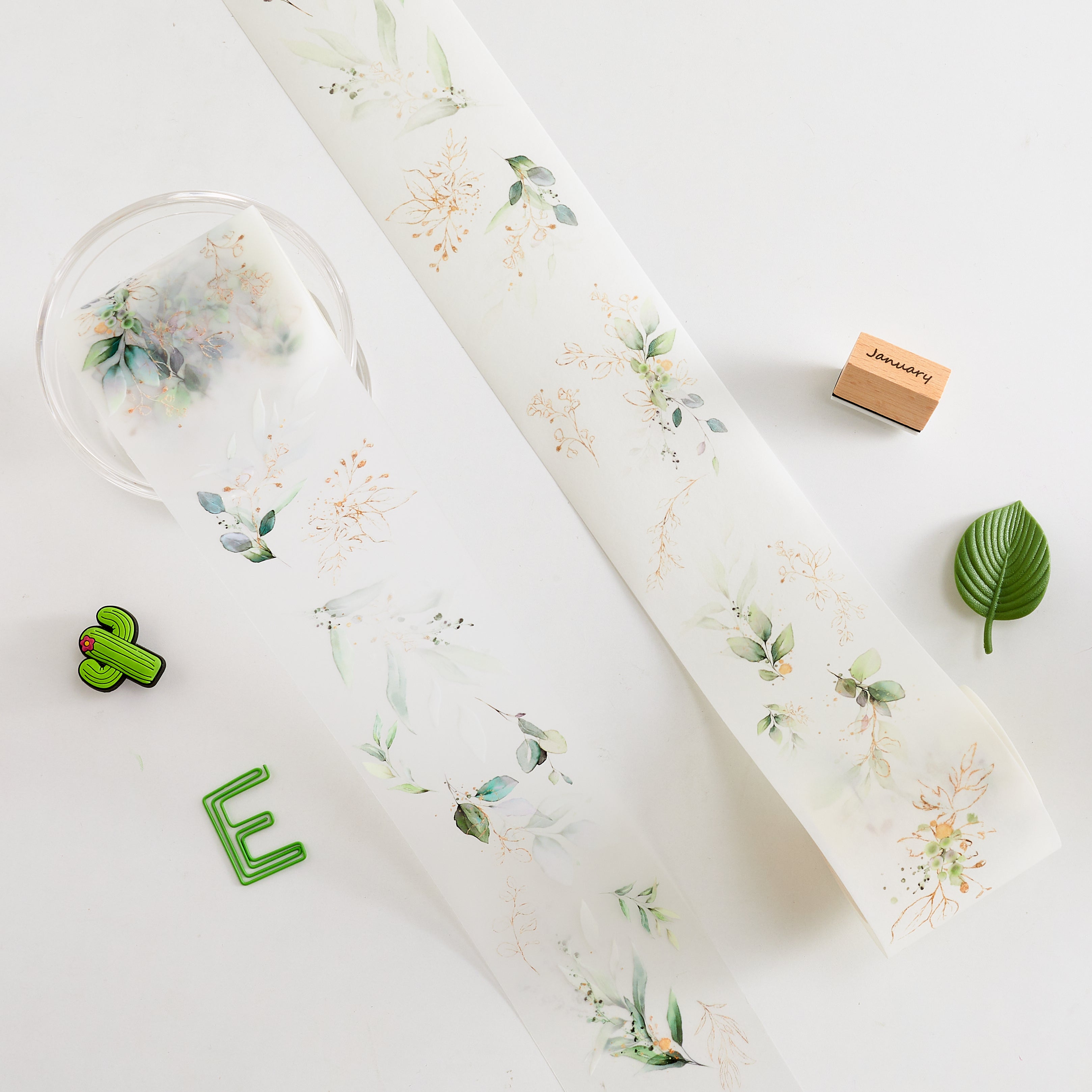 Washi Tape / Matte PET Tape - Undertint Branches