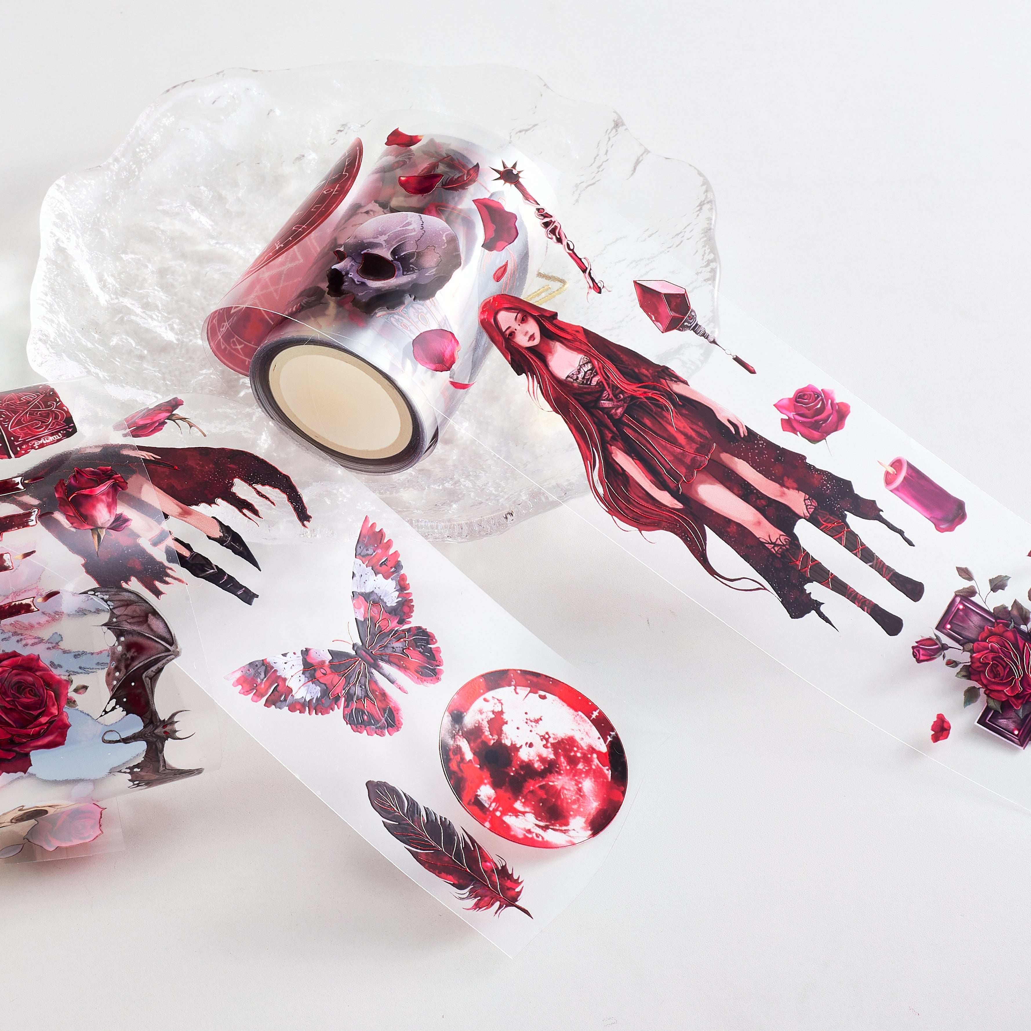 Shiimmer Hex Sphere PET Tape 6cm x 5m