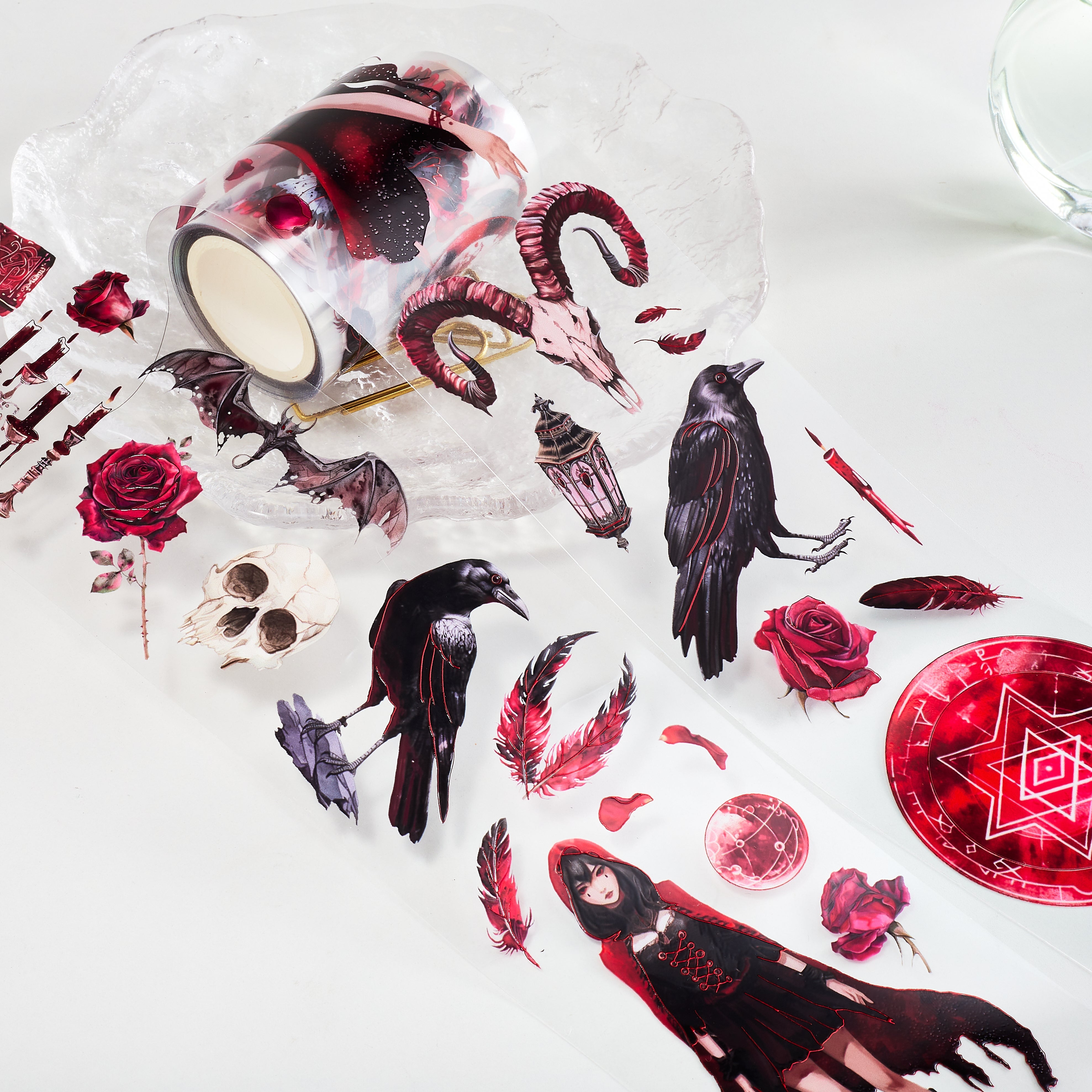 Shiimmer Hex Sphere PET Tape 6cm x 5m