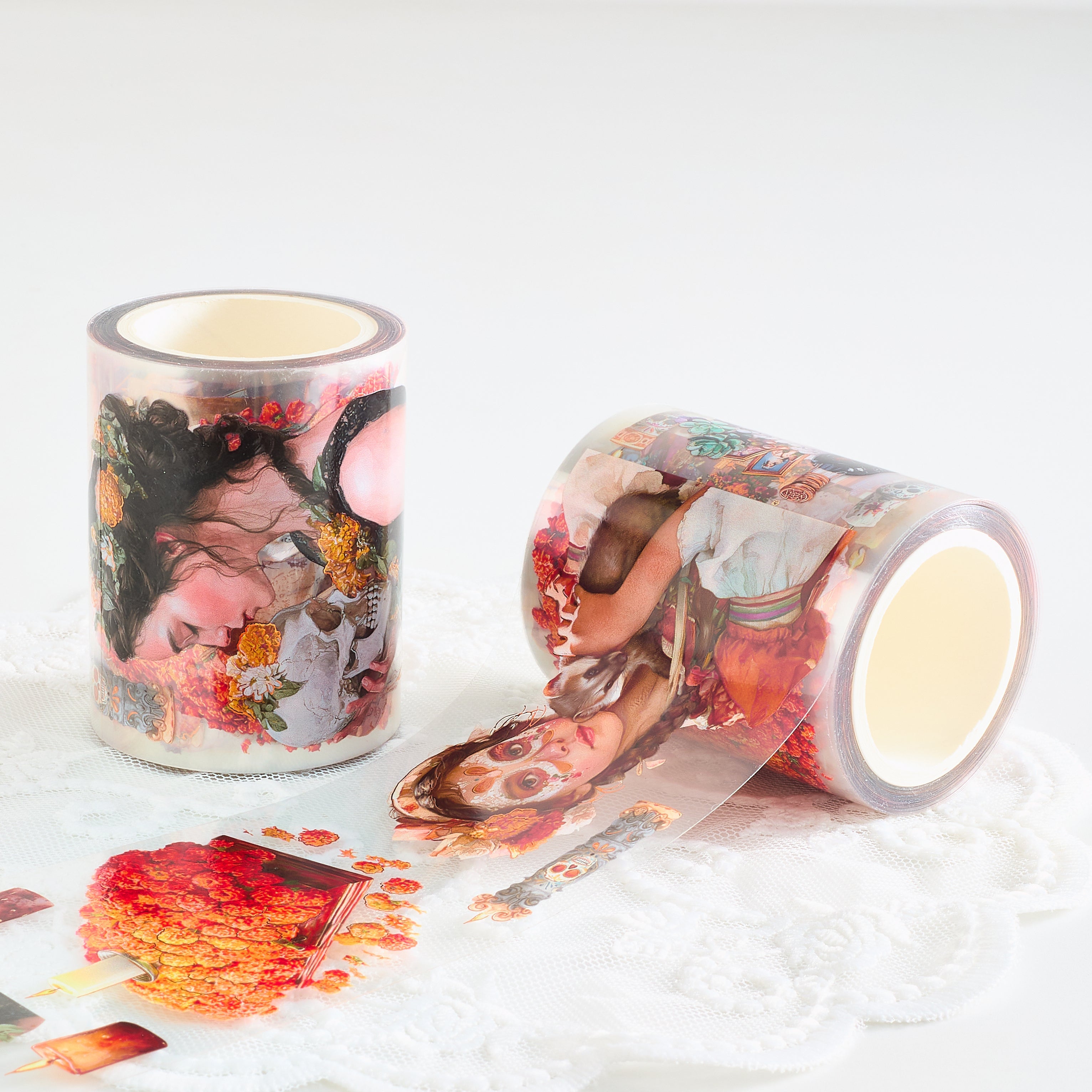 Shiimmer Marigold Memory Halloween series PET Tape 6cm x 1m