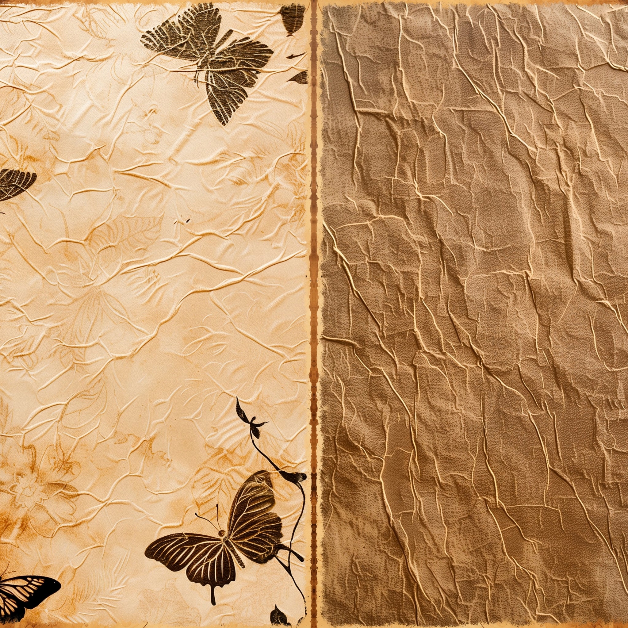 LunicArtDesign Grungy material paper 5.5 x 8.5 inches 20 different sheets