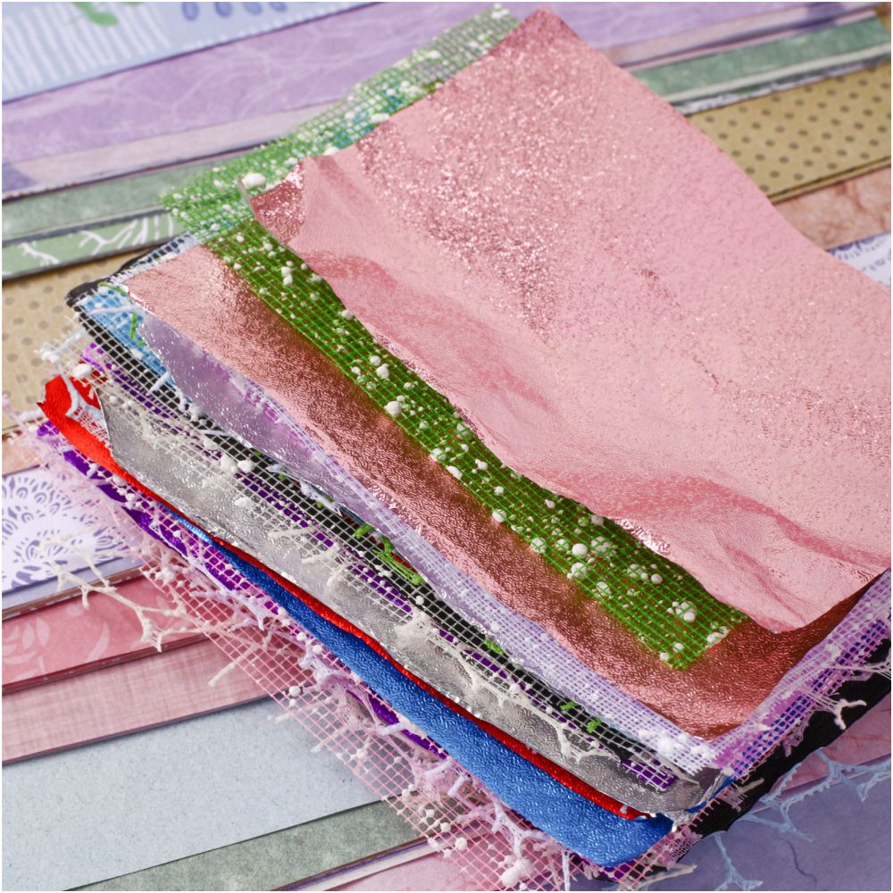 Evening Breeze Series Material paper 18 sheets 6 designs image 1
