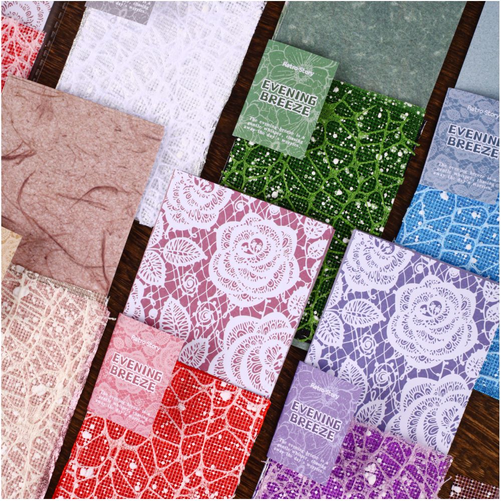 Evening Breeze Series Material paper 18 sheets 6 designs image 3