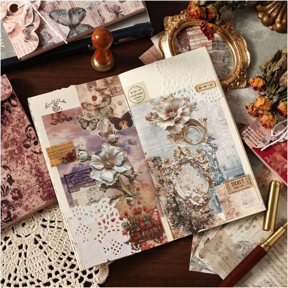 Dark Phantom Series Material Paper 30 Sheets 6 Designs image 3