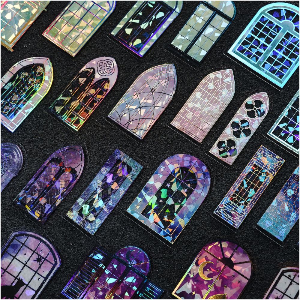Sky Window Series PET Stickers Pack 20 psc 6 Designs image 2