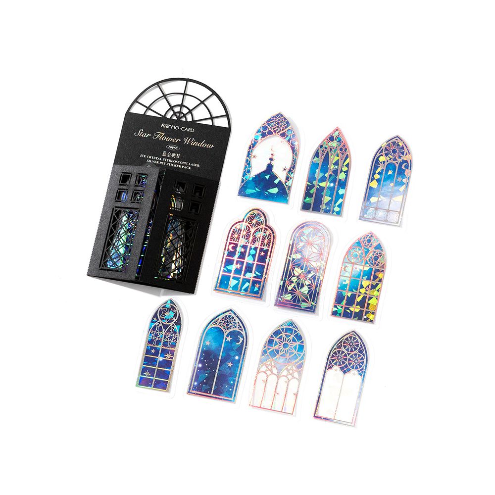 Sky Window Series PET Stickers Pack 20 psc 6 Designs