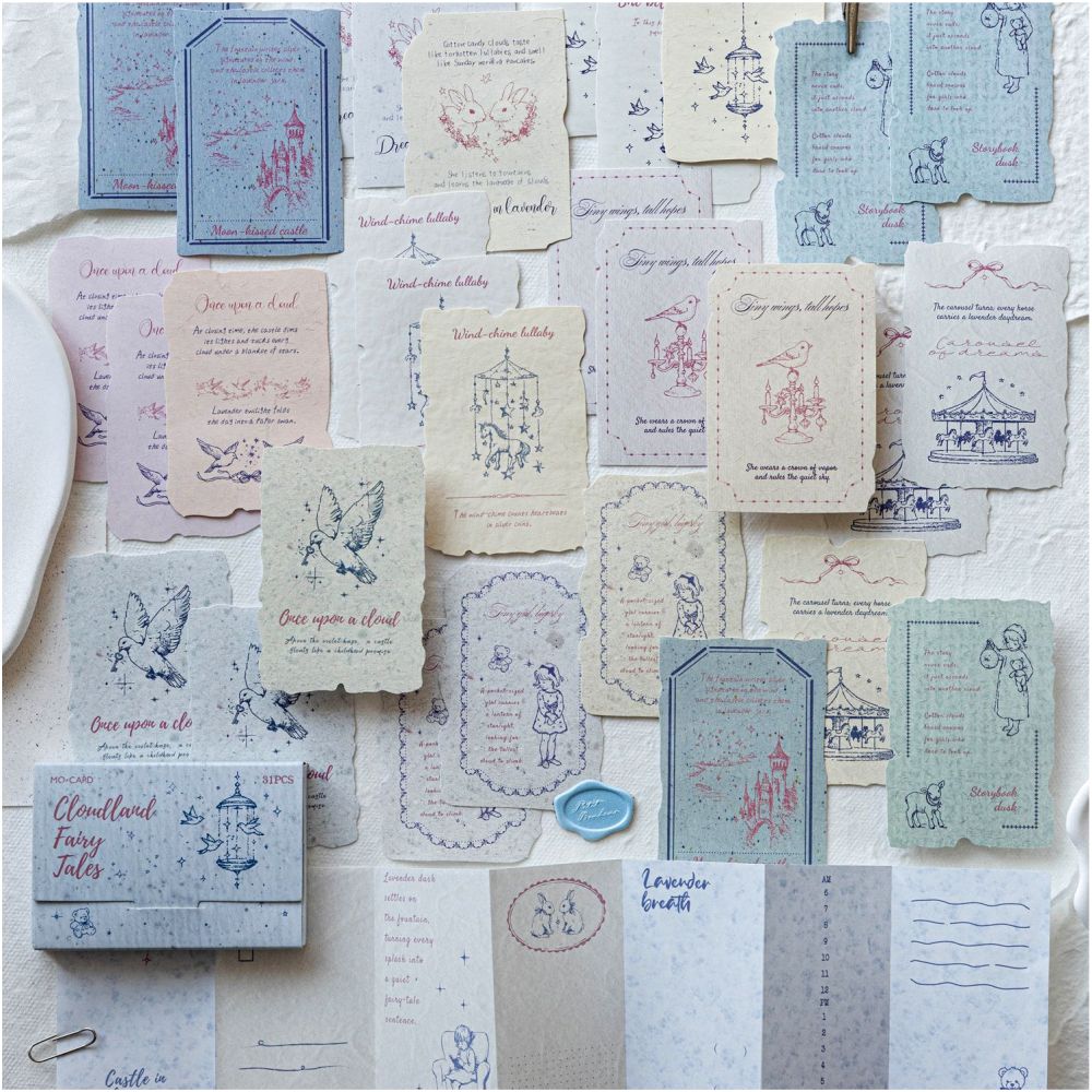Retro Dreamy Journal Material Paper 31 Sheets 4 Design image 3