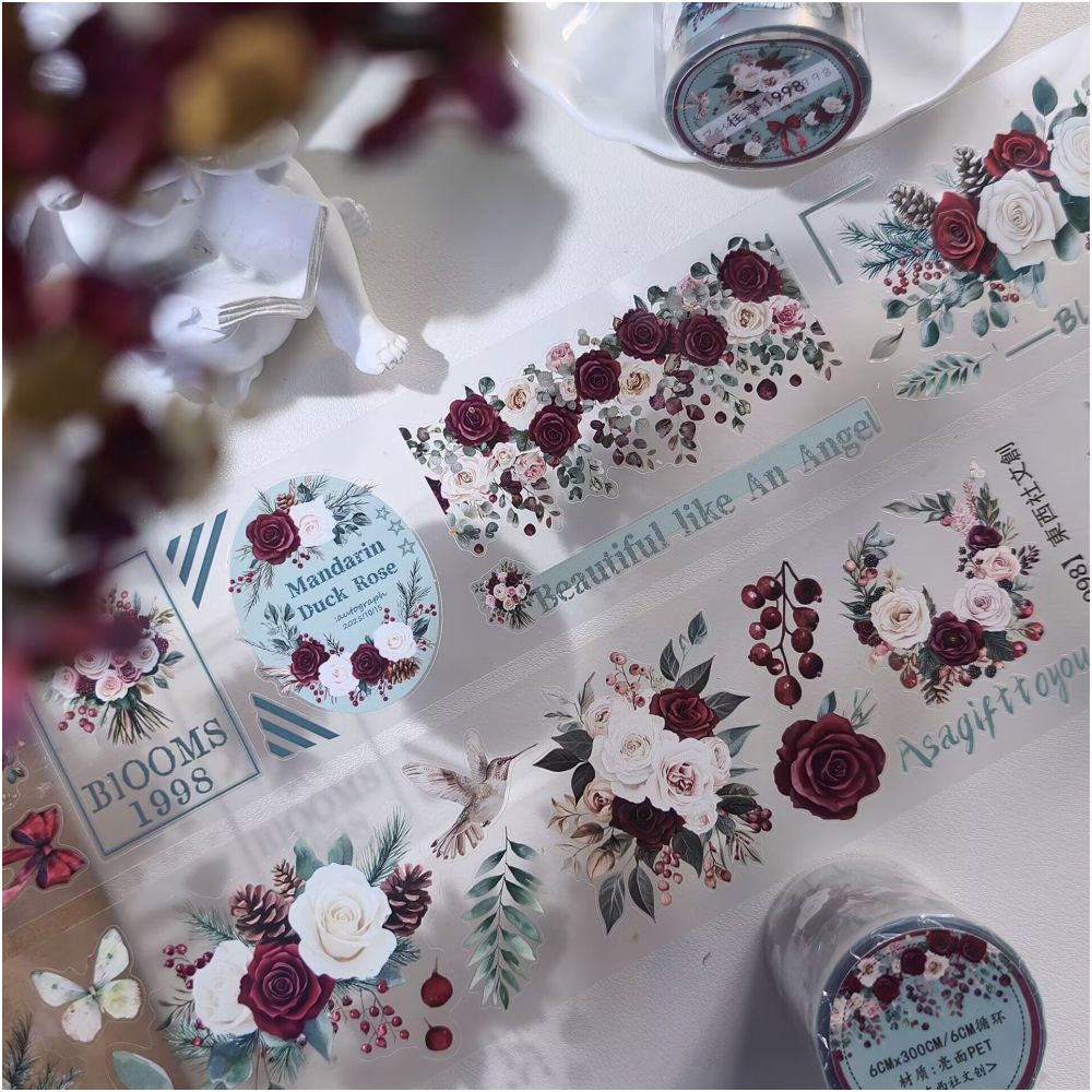 Flower PET Tape 6cm x 3m image 0