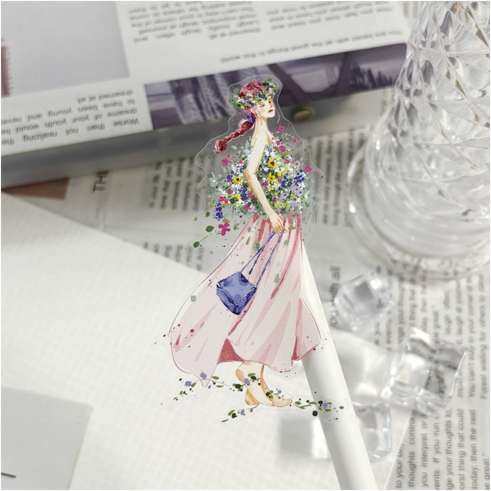 Bohemian style character PET tape 5 5cm x 1m image 3