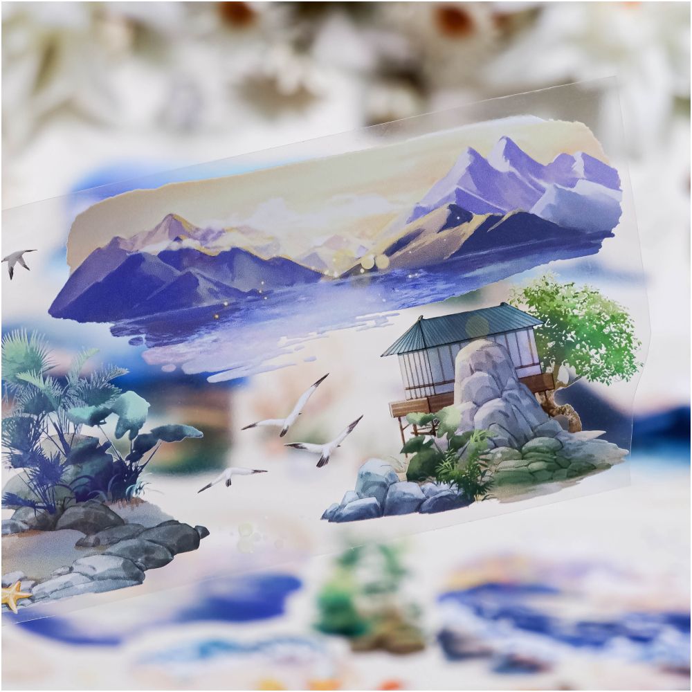 Sunset Night Scenery PET Tape 7cm x 1m image 3
