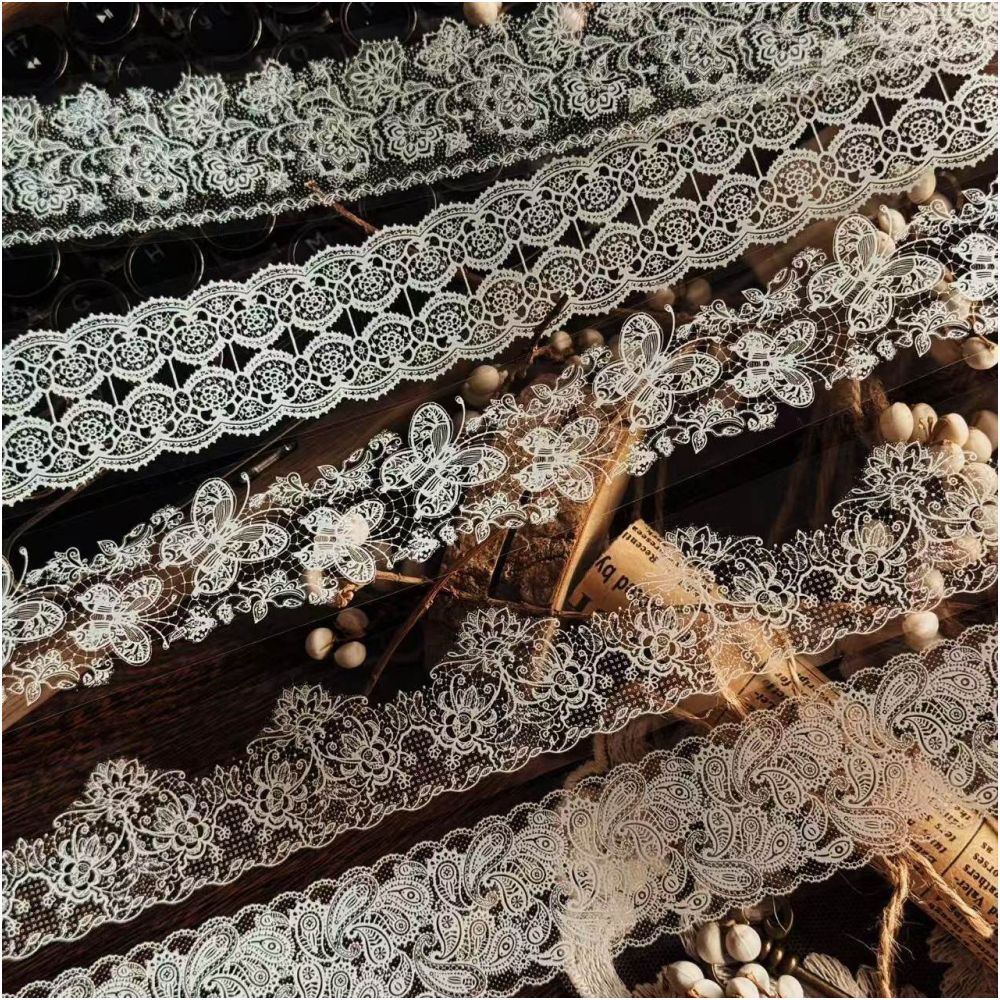 Retro Lace Edge PET Tape 1 m image 0