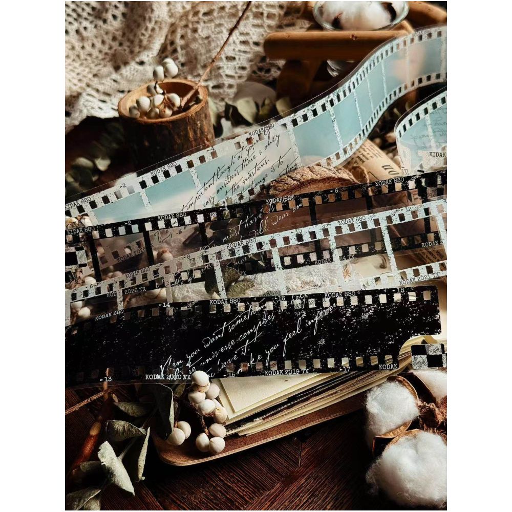 Old Film Series Decorative PET Tape 4cm x 1m 2 designs - ViktaShop