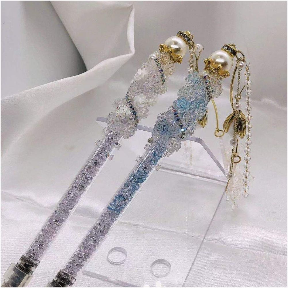 Fairy Pearl chain tassel pen knife image 0