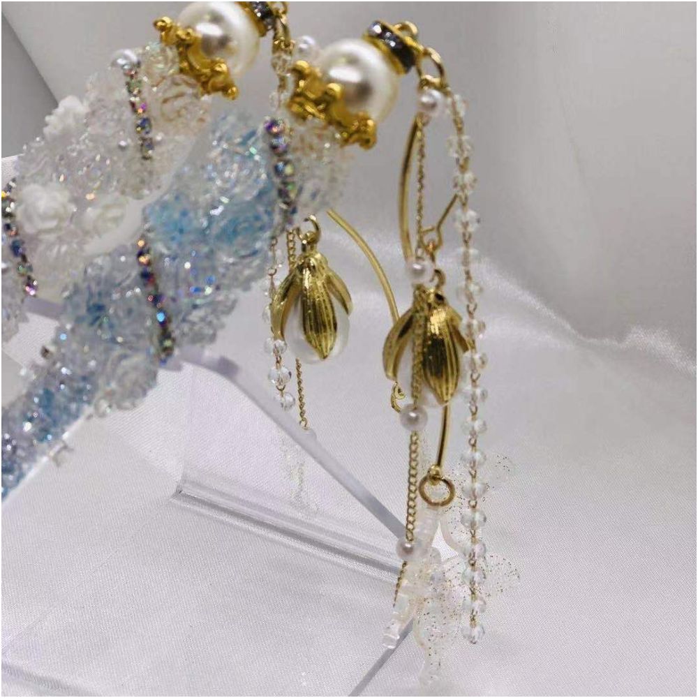 Fairy Pearl chain tassel pen knife image 2