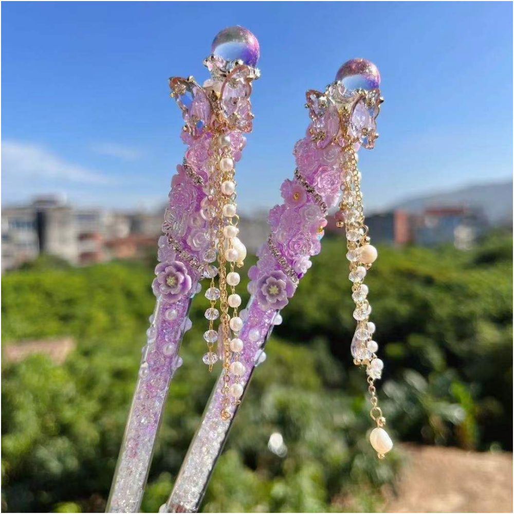Butterfly tassel pen knife image 1