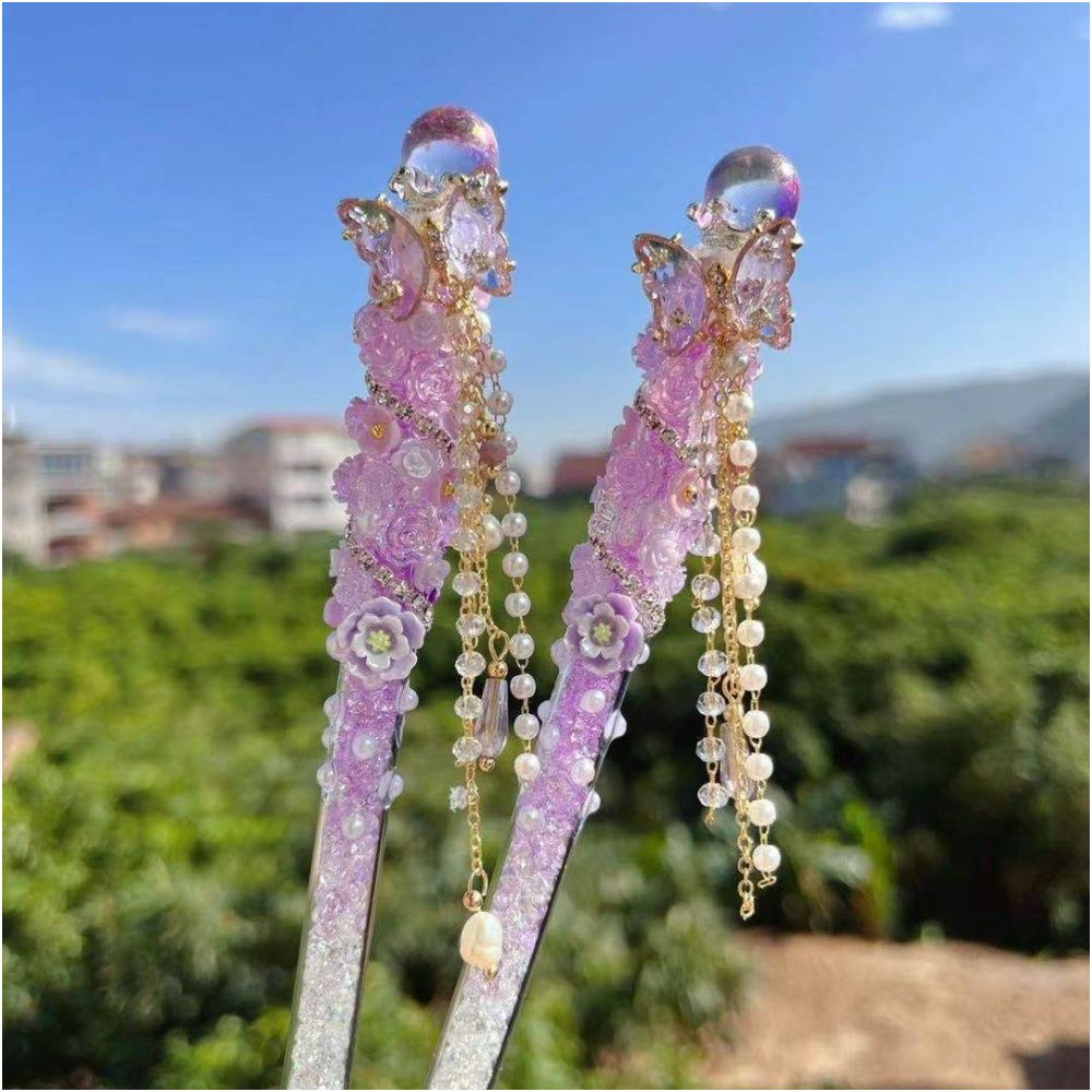 Butterfly tassel pen knife image 3