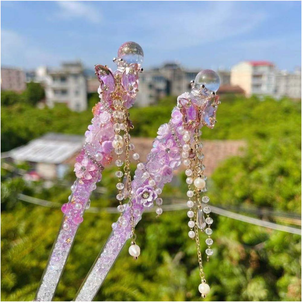 Butterfly tassel pen knife image 4