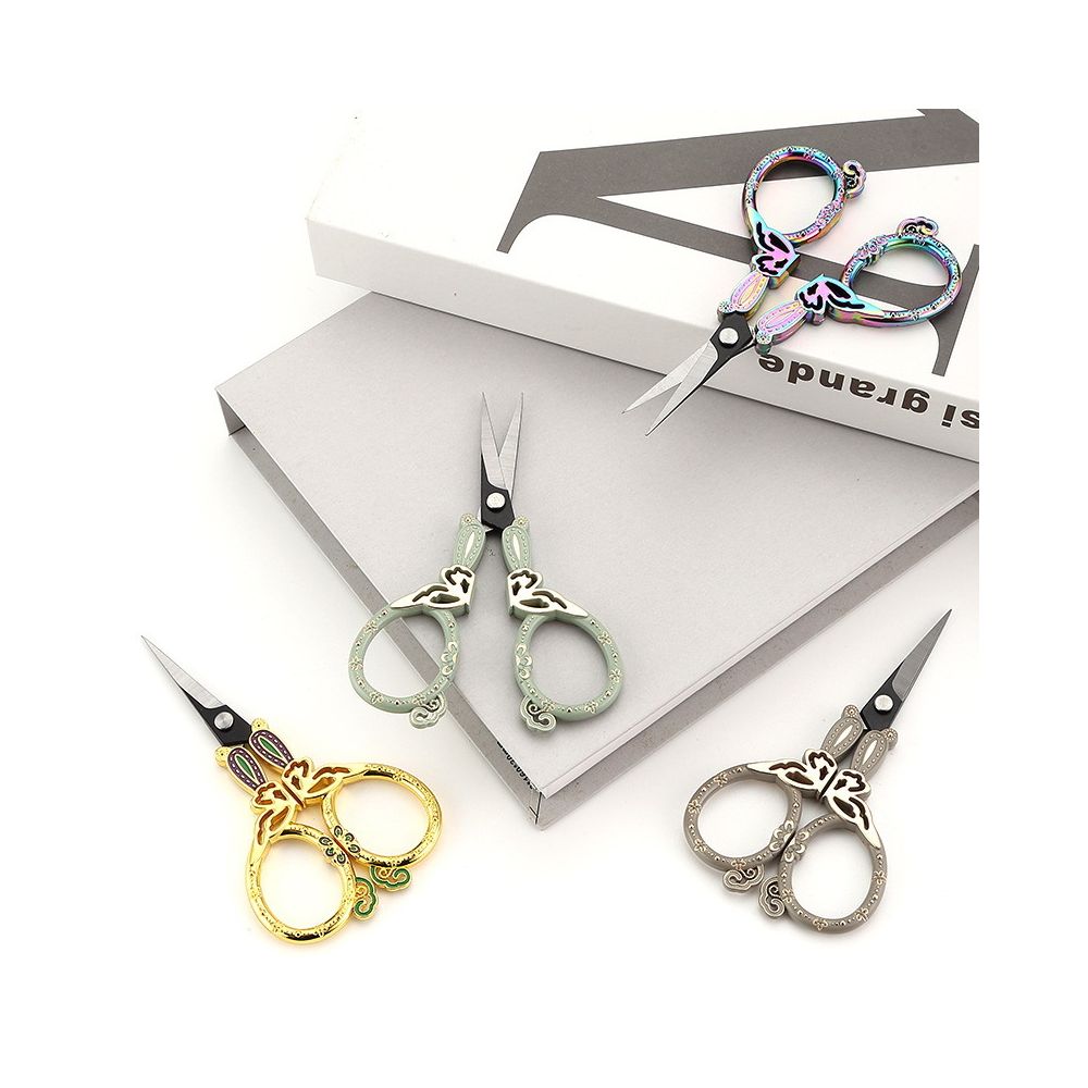 Retro style Flower scissors 3 variants image 1