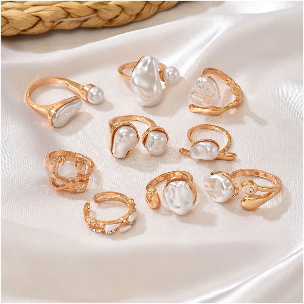 Pearl Rings set 2 variants image 1